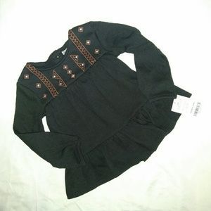 CARTER'S LONG SLEEVE PEPLUM